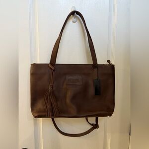 Parker Clay Eden Brown Leather Tote Bag